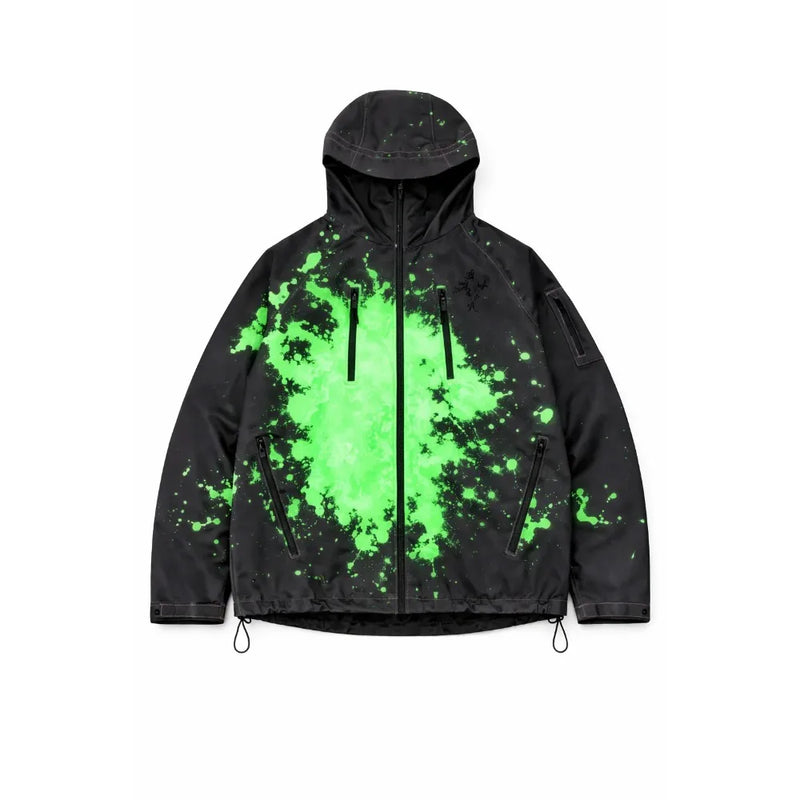 Chaqueta de nieve que cambia de color